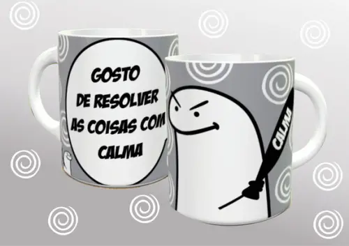 Caneca Gosto De Resolver As Coisas Com Calma