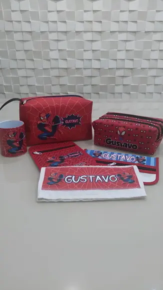 Kit Volta Ás Aulas Homem Aranha