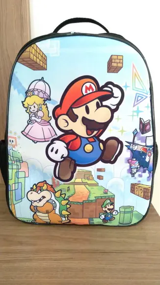 Mochila Escolar Super Mario Paper