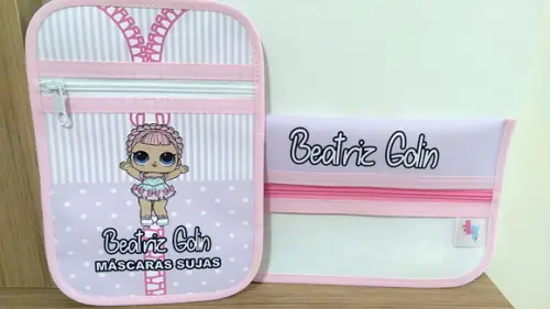 Kit Necessaire Higiene Bucal + Necessaire Porta Mascaras