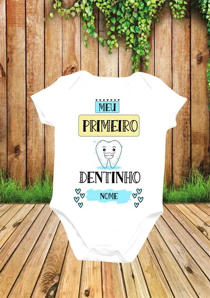 Body Personalizado Meu Primeiro Dentinho