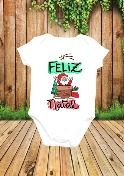 Body Personalizado Feliz Natal #3