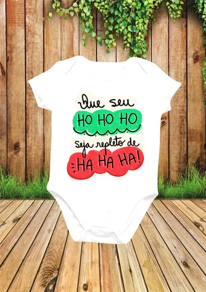 Body Personalizado Que seu HoHoHo seja Repleto de HaHaHa
