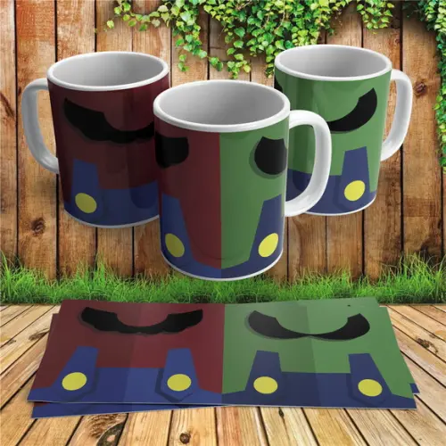 Caneca Personalizada Mario e Luigi