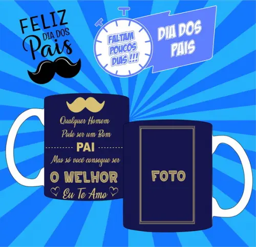 Caneca Você É o Melhor Pai Eu Te Amo