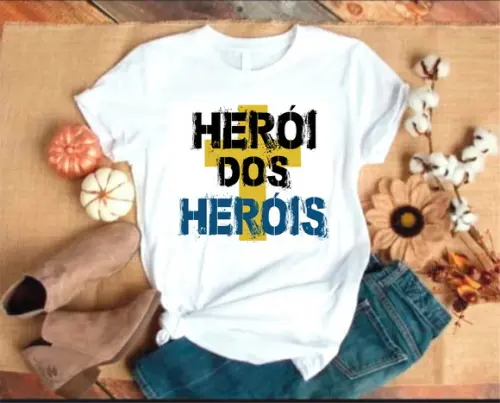 Camiseta Gospel Herói dos Heróis