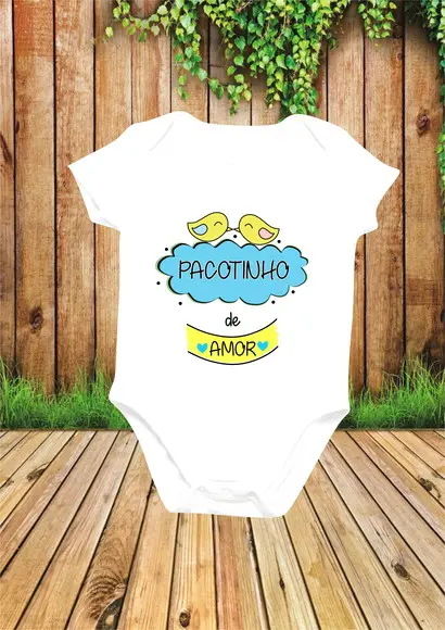 Body para Bebê Pacotinho de Amor