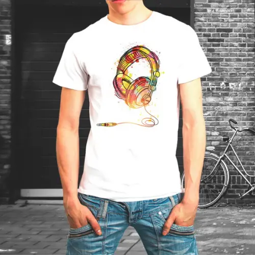 Camiseta Fone de ouvido