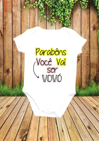 Body Parabéns Você vai ser Vovó