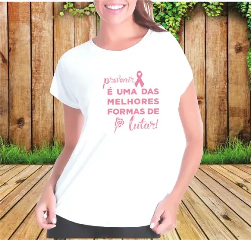 Camiseta Outubro Rosa #5