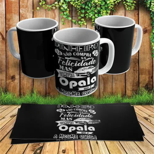 Caneca Dinheiro Não Compra Felicidade Mas Compra Opala