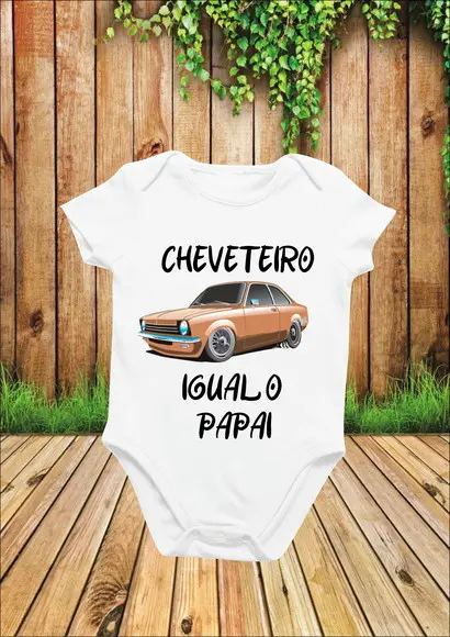 Body Personalizado Cheveteiro igual o Papai