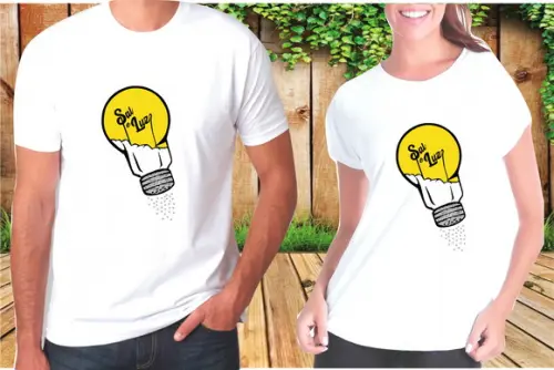 Kit com 2 Camisetas Sal e Luz