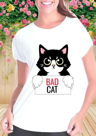 Camiseta Gatinho Mau