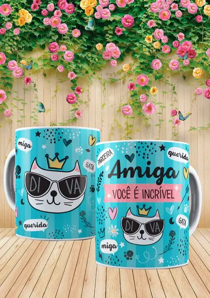 Caneca Amiga Diva