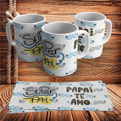 Caneca Super Pai Te Amo Pai