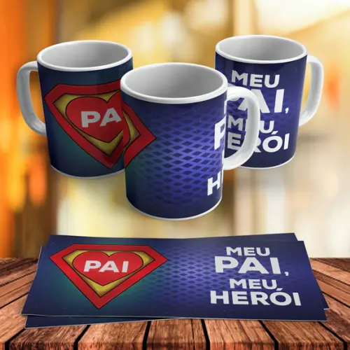 Caneca Meu Pai Meu Herói