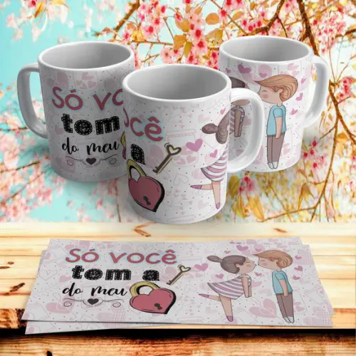 Caneca Só você tem a chave do meu Coração