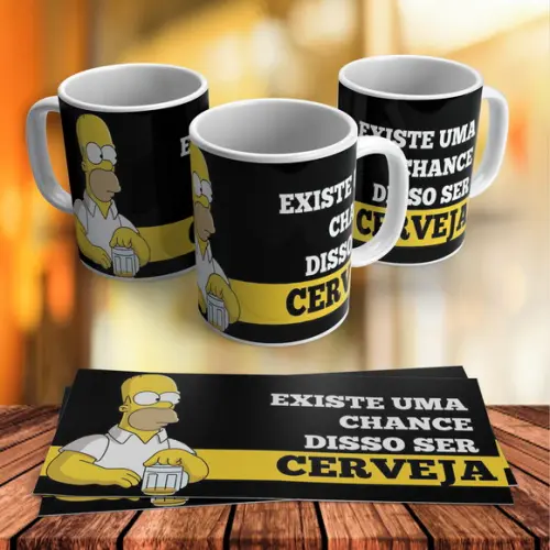 Caneca Homer Simpson Cerveja