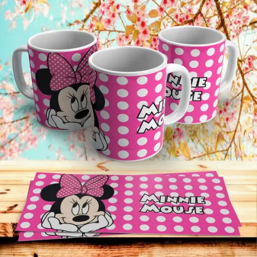 Caneca Minnie Rosa