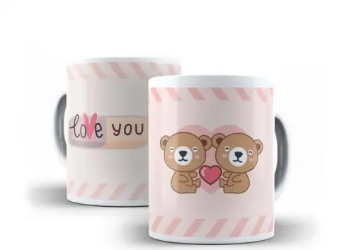 Caneca Dia dos Namorados Love you
