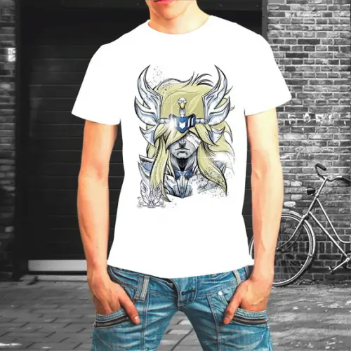 Camiseta Hyoga Cavaleiro de Cisne
