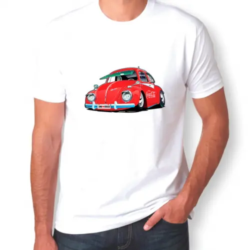 Camiseta Fusca Vermelho Turbinado #2