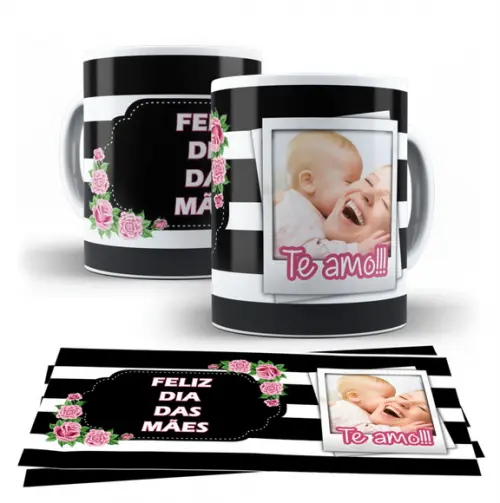 Caneca Dia das Mães com Foto