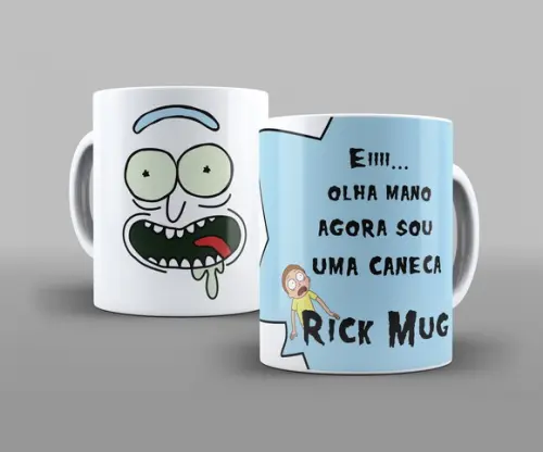 Caneca Rick And Morty