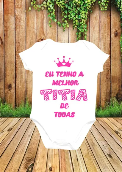 Body para Bebês Melhor Titia de Todas