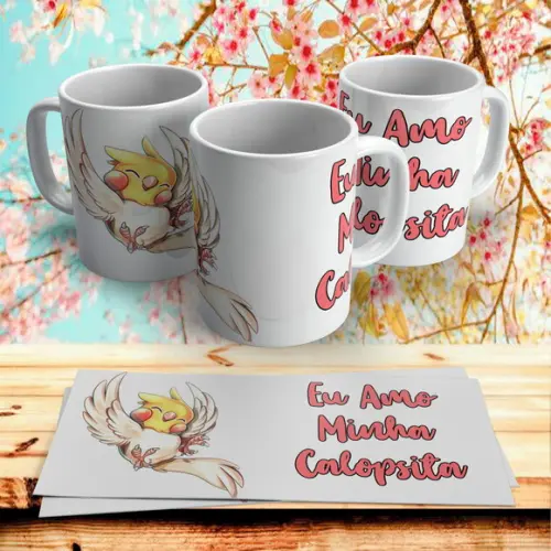 Caneca Eu Amo Minha Calopsita #2