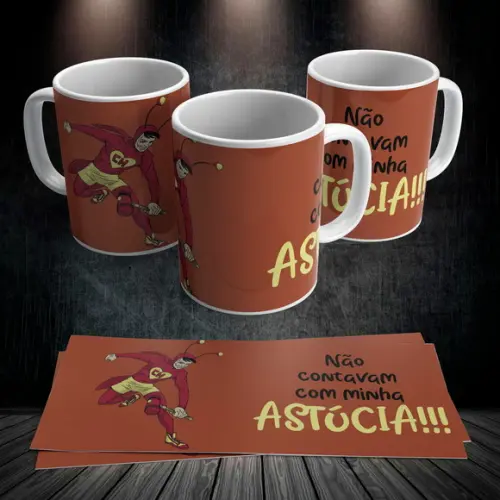 Caneca Chapolin Colorado Não contavam com minha Astúcia