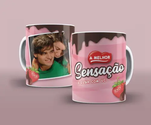 Caneca a Melhor Sensação e Estar com Você