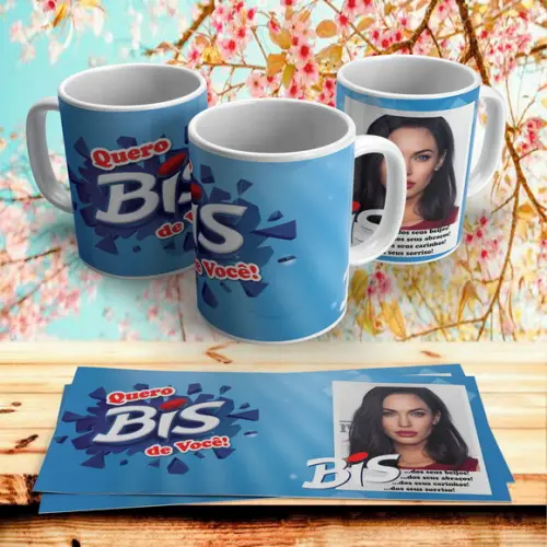 Caneca Quero Bis de Você