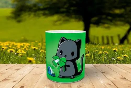 Caneca Gatinho Da Sorte