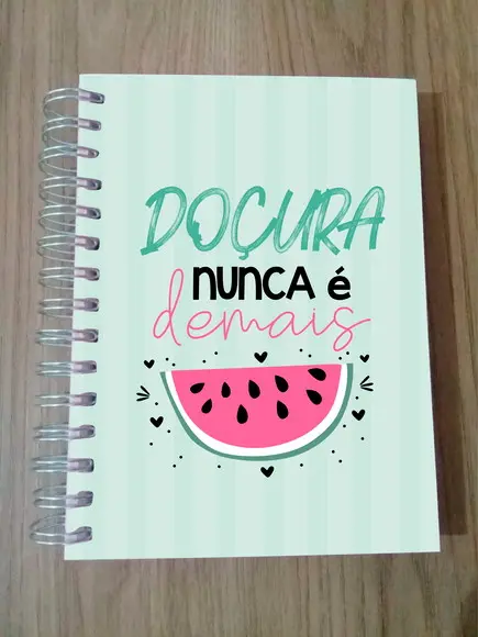 Agenda Personalizada Doçura nunca é Demais