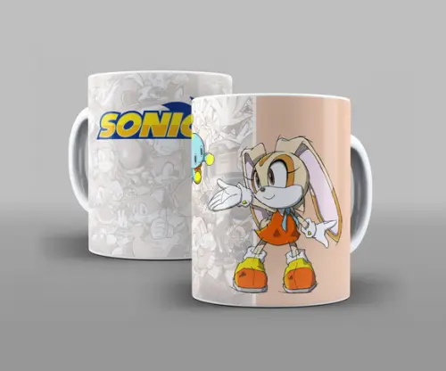 Caneca Cream The Rabbit Sonic