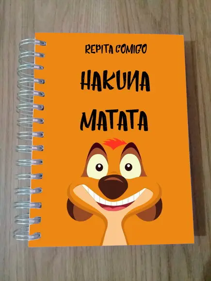 Agenda Hakuna Matata O Rei Leão