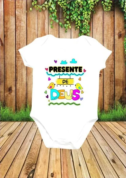 Body para Bebê Presente de Deus