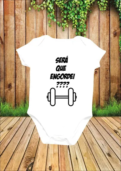 Body para Bebê Será que Engordei ?