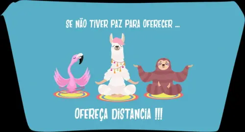 Necessaire Se não tem paz para oferecer Tamanho G