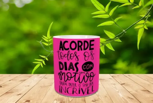 Caneca Acorde Todos os Dias com Um Motivo