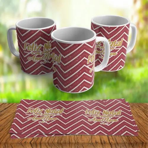 Caneca Personalizada Feliz Natal Feliz Ano Novo