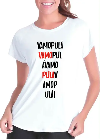 Camiseta Sandy Junior VamoPulá