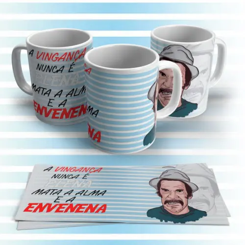 Caneca Seu Madruga A vingança nunca é plena