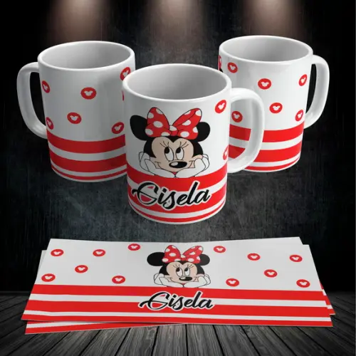 Caneca Minnie Vermelha #5