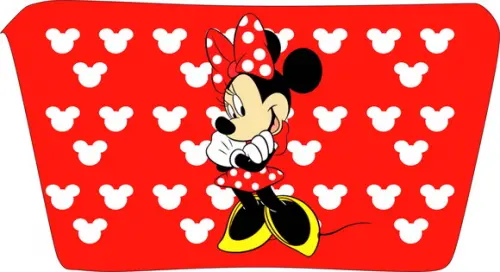 Necessaire Minnie Vermelha (Tamanho G)