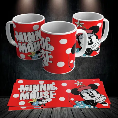 Caneca Minnie Vermelha
