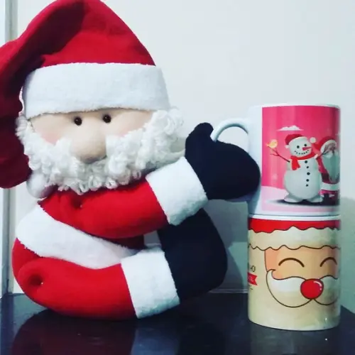 Papai Noel Agarradinho em Feltro