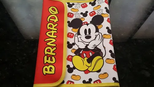 Capa Porta Documentos Mickey Mouse